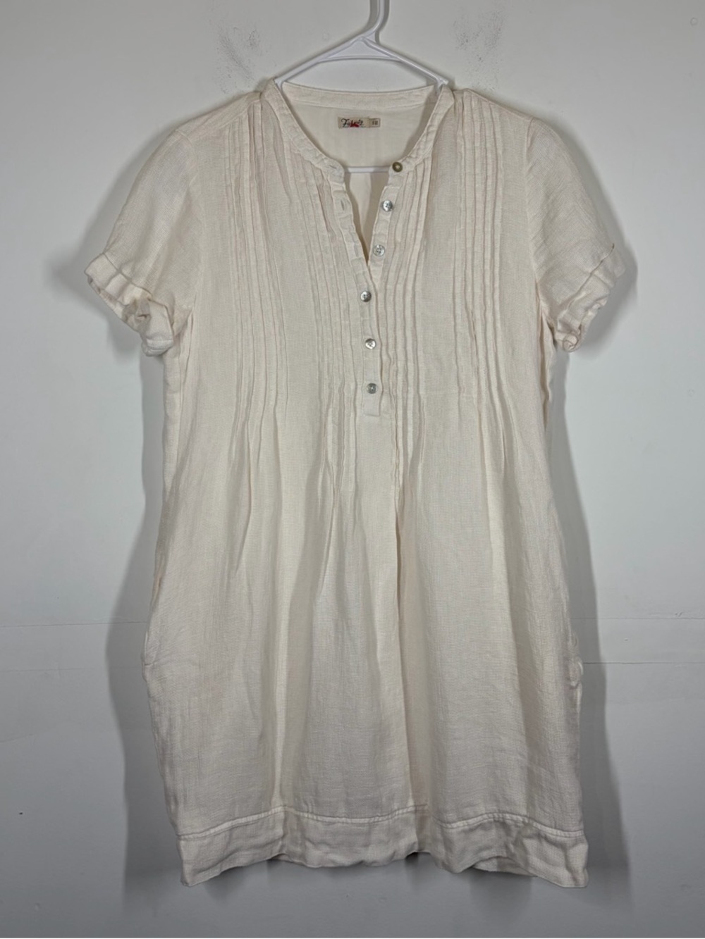 Faherty 100% Linen Gemina Dress Size Small - Picture 3 of 11